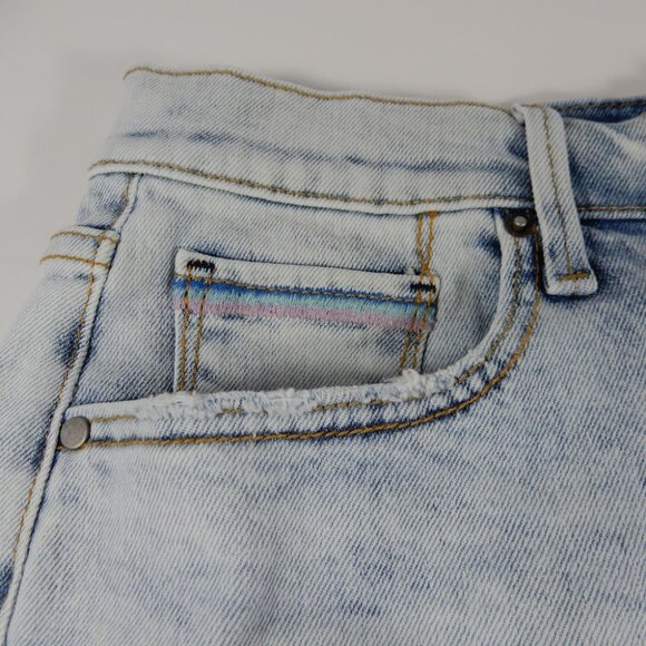 DRIFTWOOD Goldie High Rise Jeans SHORTS Size 27 Ziggy Stardust Denim NEW $128 - Picture 4 of 9